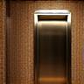 Grand private elevator entrance with elegant finishes
