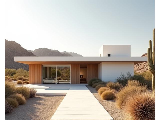 Minimalist desert home, Palm Springs