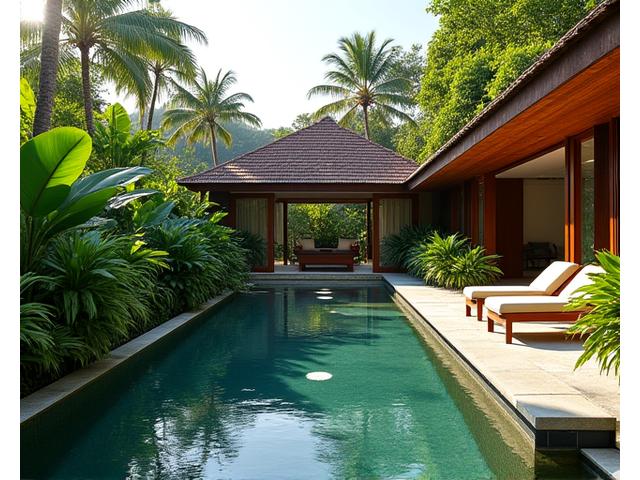 Tropical modern villa, Bali